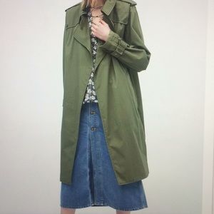 Zara Woman Oversized Cotton Trenchcoat